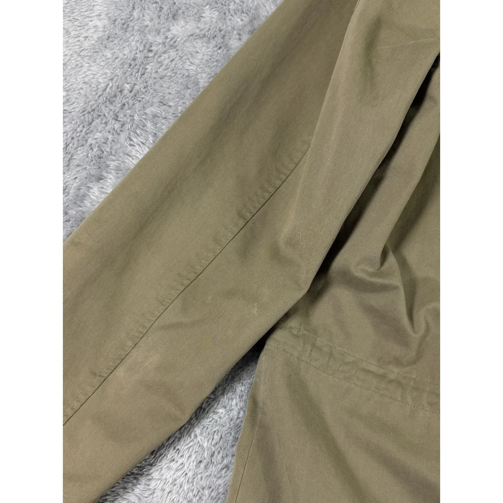 Shades‎ of Grey Micah Cohen Jacket Mens M Green Hooded Zip Snap Lined Minimalist